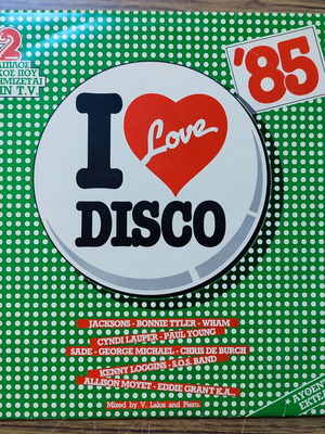 I Love Disco '85 vinyl used, electronic music compilation
