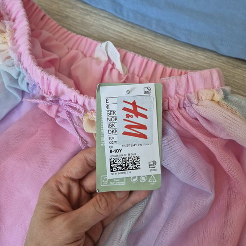 H&M Girls Set Size 134/140 Unicorn Top and New Tulle Skirt
