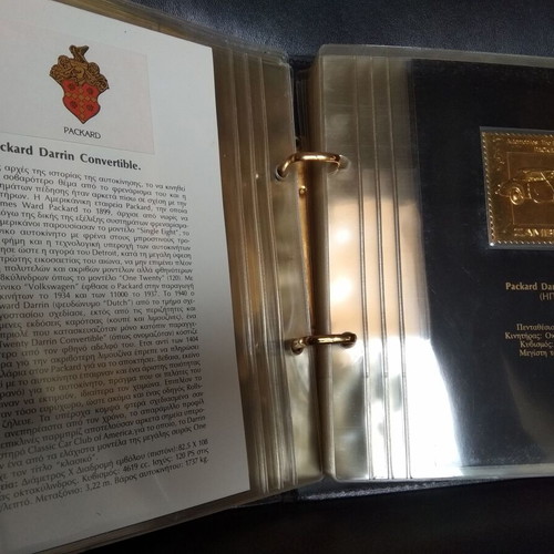 Zambia Auto 100 Gold Stamp Collection 22 Carat like new