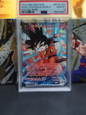 Dragonball Card Son Goku Attack to Save the World PSA 10 new