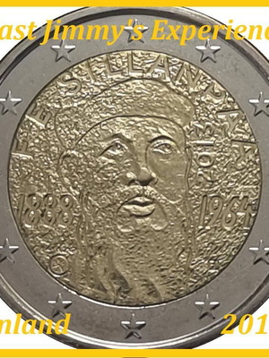 Finland 2013 Commemorative 2 Euro Coin Frans Eemil Sillanpää New