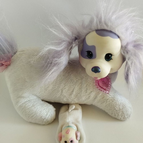 Vintage 80's Puppy Surprise dog with one puppy used