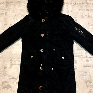 ΠΡΟΣΦΟΡΑ ΜΟΝΟ ΓΙΑ ΛΙΓΟ americanino ανδρικό παλτό με γούνα size medium σε εξαιρετική κατάσταση