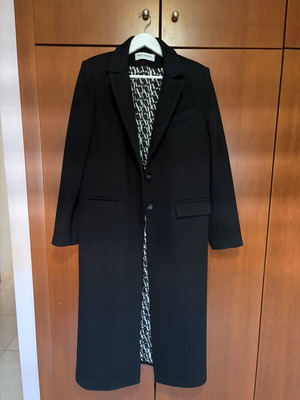 Vassia Kostara black coat, size M