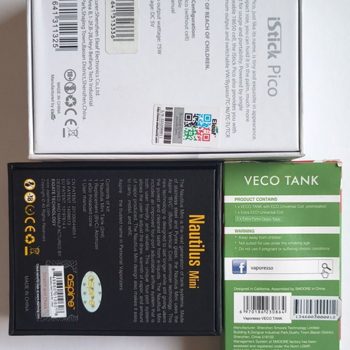 Eleaf iStick Pico 75W Complete Vaping Set like new