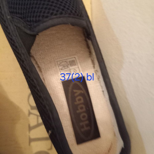 Canvas shoes size 37 new, black