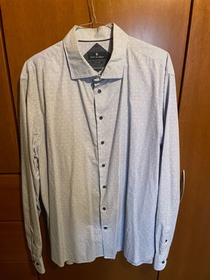 Πουκάμισο Navy & Green – XL / Fit Line