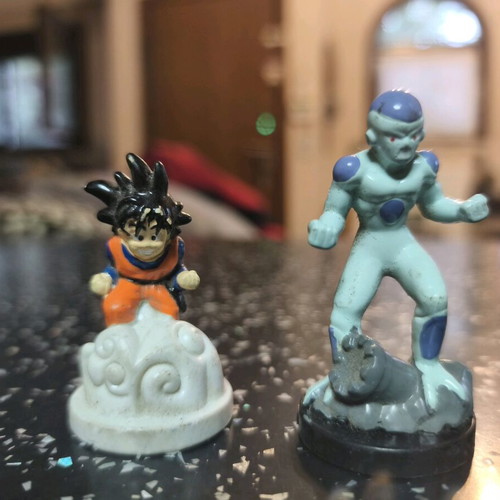 Dragonball figures used, set of 4 pieces