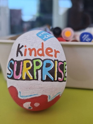 Kinder Surprise decorative handmade figure, new
