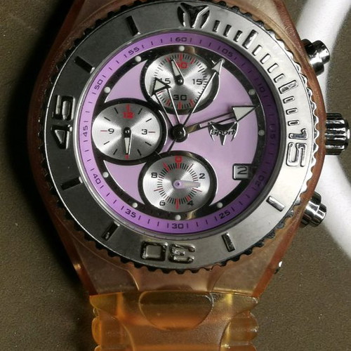 Technomarine Cruise CSX Sport watch used with 3 rubber bracelets