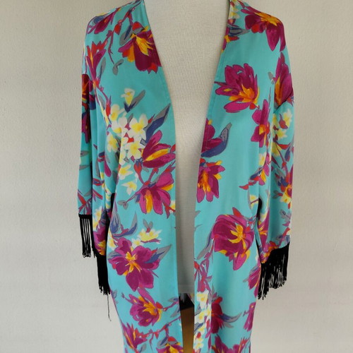 Kimono like new, colorful, size M