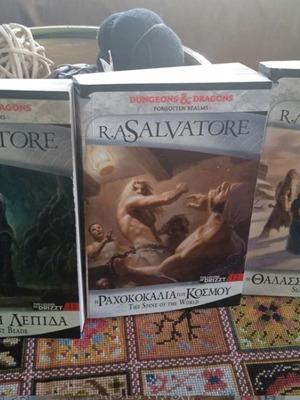 Dungeons and Dragons books like new, volumes 11-13 with Drizzt