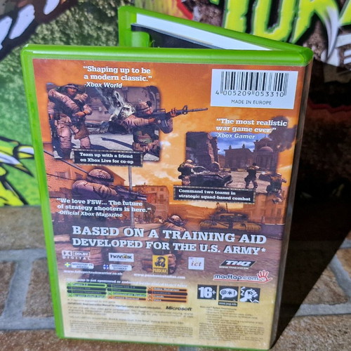 Xbox Full Spectrum Warrior like new