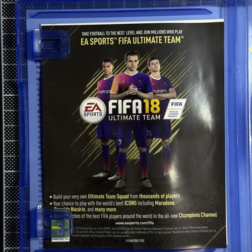 FIFA 18 PS4 new sports game