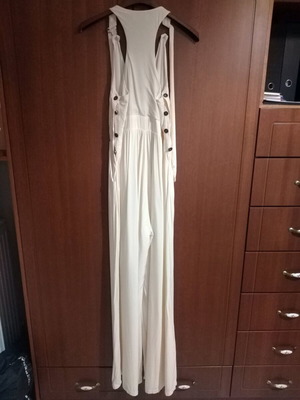 Σαλοπέτα jumpsuit SugarFree καινούρια μέγεθος M μπεζ με ροζ απόχρωση