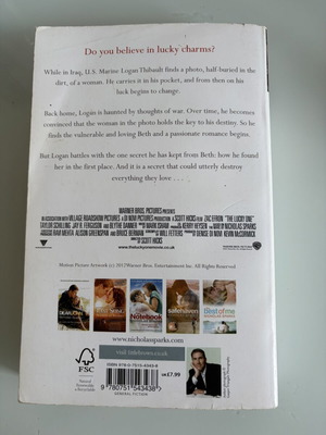 The Lucky One book by Nicholas Sparks