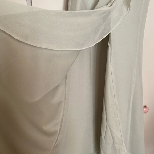 Lipsy Sage Green Embellished Ruffle Front Halter Maxi Dress new with tags