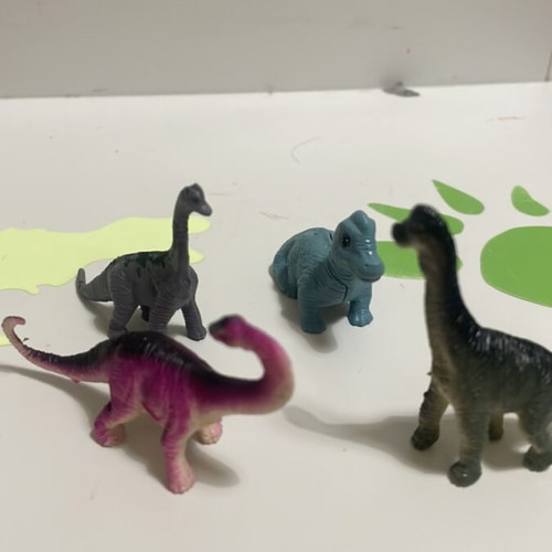 Small dinosaur figures for collection