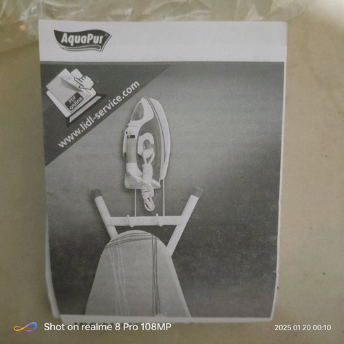Aquapur Wall Mount for Iron and Ironing Board new