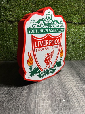 Liverpool lightbox decorative lamp with USB connection and remote made to order