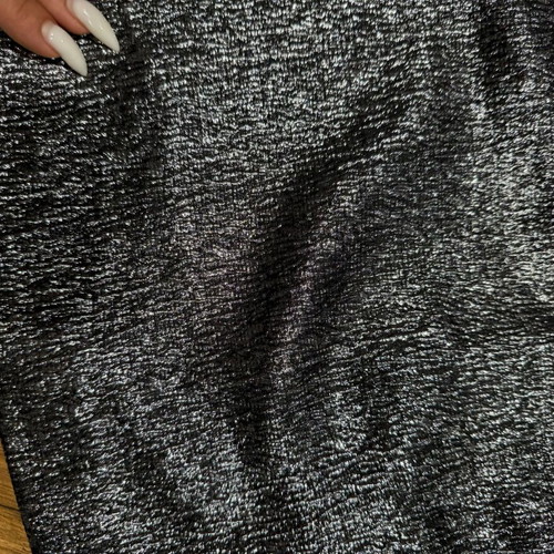 Monki Mini Skirt like new, black and silver, high waist, lined