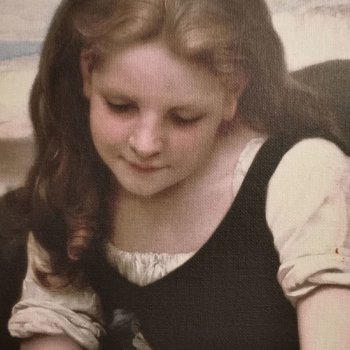 Le crabe (The Crab) William-Adolphe Bouguereau oil on canvas like new