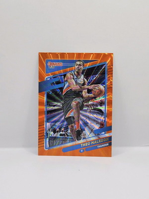 Panini Donruss Theo Maledon Orange Laser Card like new