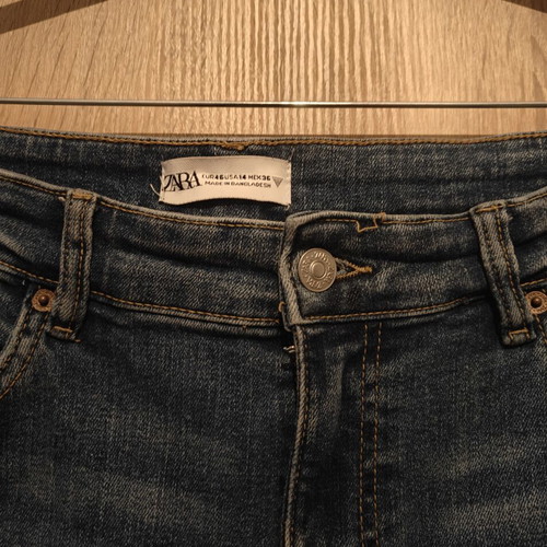 Zara women's bootcut jeans used, size XL, blue
