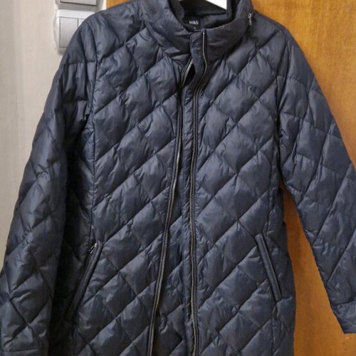 Marks and Spencer black jacket like new with hood