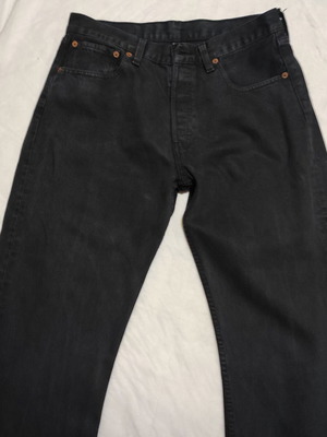 Levi's τζιν παντελόνι σε ίσια γραμμή, μαύρο, μέγεθος L