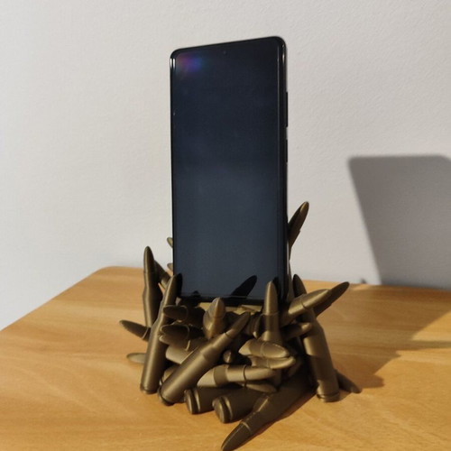 Bullets Phone Stand 3D printed, new