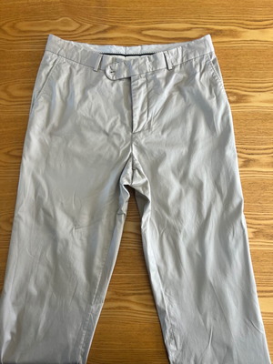 Glou fabric pants size S, like new, beige and gray