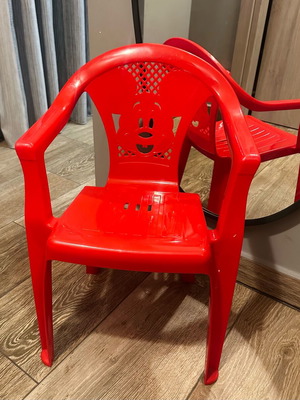 Καρέκλα Mickey Mouse σαν καινούργιο, κόκκινη
