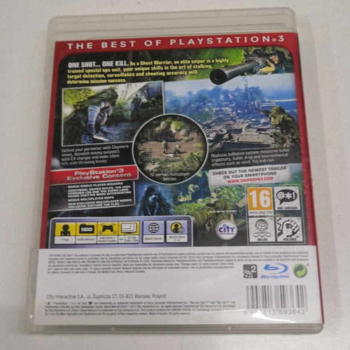 Sniper Ghost Warrior Special Edition PS3 like new