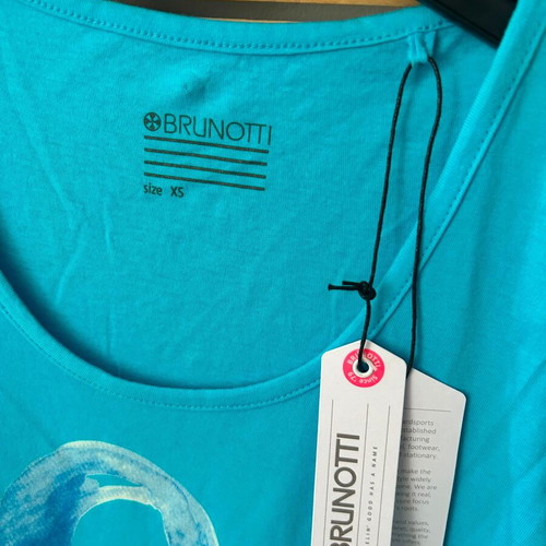Brunotti Blue Graphic T-Shirt, size XS