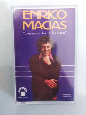 Enrico Macias cassette used, folk