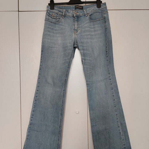 Banana Republic jeans used, size 6, gray-blue