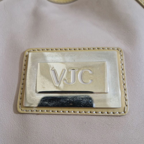 Versace Jeans Couture Vintage Y2K leather shoulder bag used, beige gold