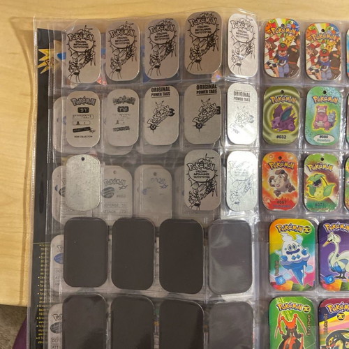 Pokemon collectible tags used, part 1, rare