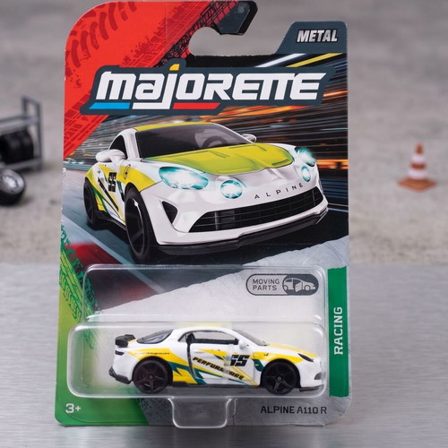 Majorette Alpine A110 R Racing Series diecast car new, moving parts
