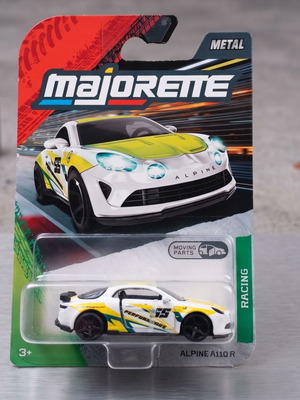 Majorette Alpine A110 R Racing Series diecast car new, moving parts