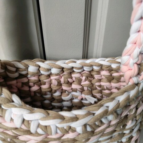 Handmade knitted shoulder bag new