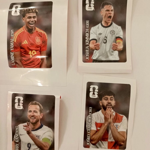 Panini FIFA World Cup 2026 Coca-Cola Stickers Set new, 4 collectible