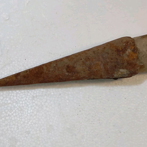 Old planting tool used, 27cm