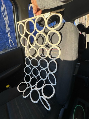 IKEA hanger used for various accessories