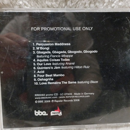 Louie Vega Percussion Maddness CD used, jazz latin