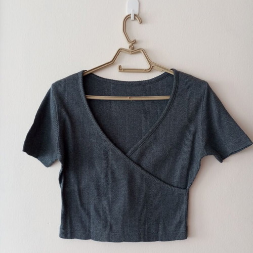 Grey top like new with gift jacket