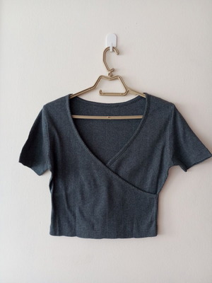Grey top like new with gift jacket