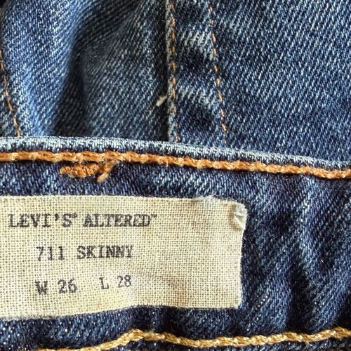 Levi's 711 Skinny jeans used, size 26