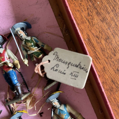 Στρατιωτάκια μολυβένια συλλεκτικά, 12 τεμάχια, Louis 13, Mignot, σαν καινούργια